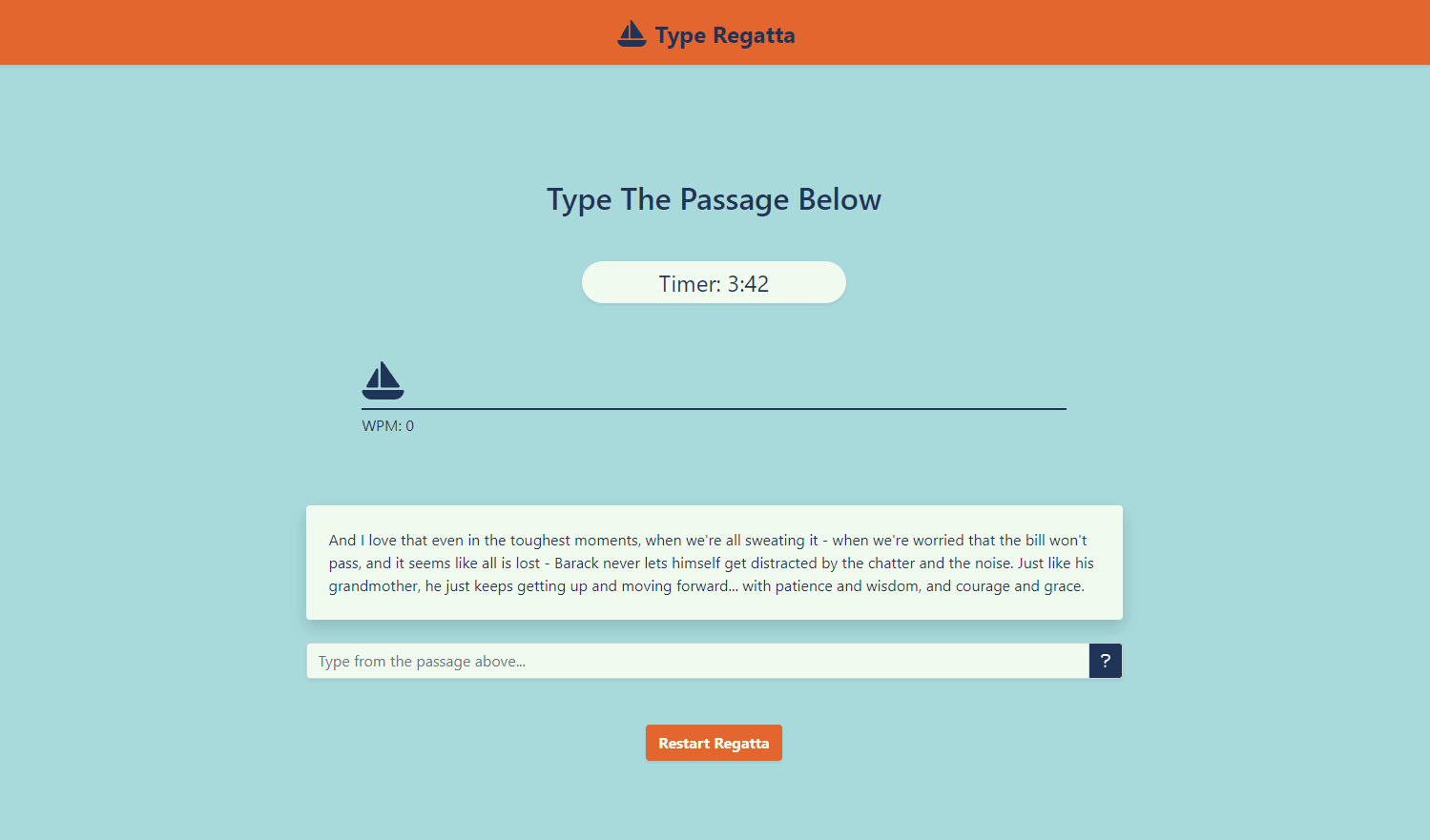 Type Regattat